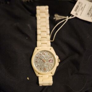 Coach Pink and Silver Watch